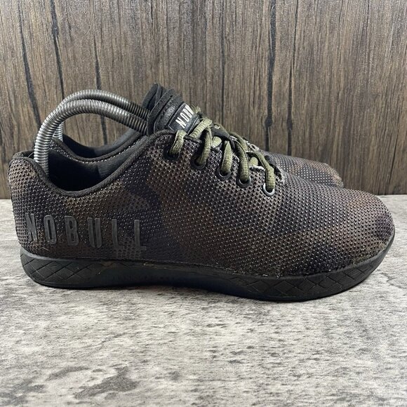 Nobull Trainer Shoes Mens 8 Brown Camo Low Top Lace Up Training Athletic main image 5
